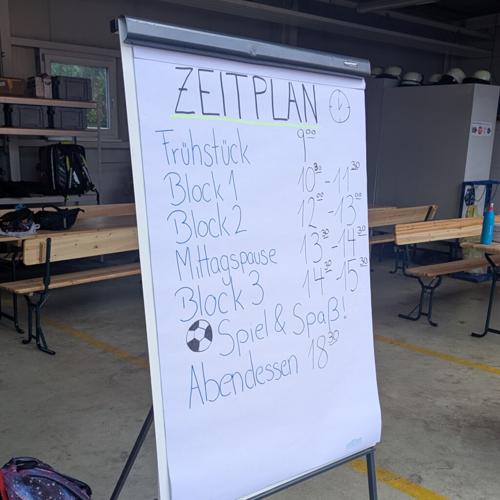 Zeitplan Rescue Camp